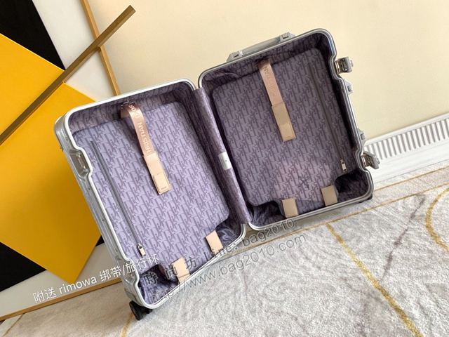 Rimowa拉杆箱 66657 全鋁鎂合金 2020年巴黎春夏新品 Dior x Rimowa聯名 日默瓦拉箱 Dior行李箱xzx1163